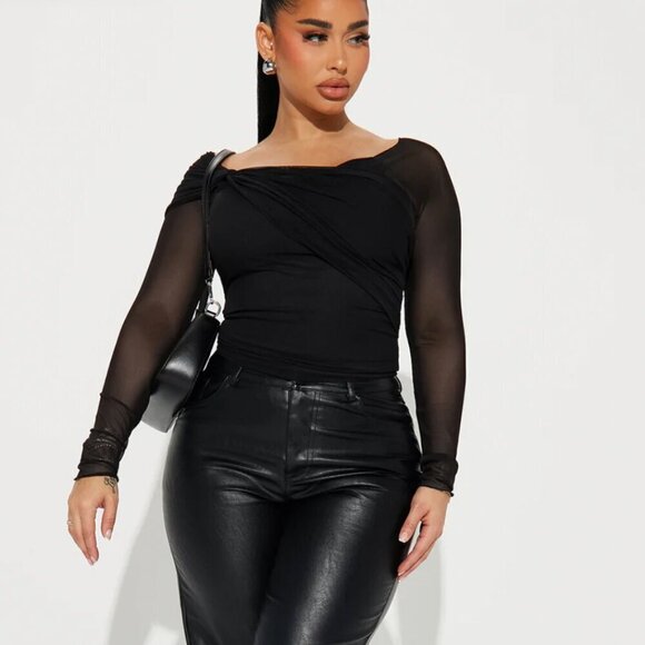 Fashion Nova Plot Twist One Shoulder Top - Picture 1 of 4